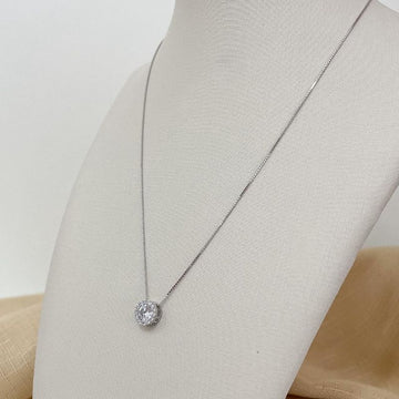 Gargantilha Prata Pedra Cristal Cravejada
