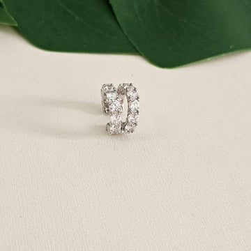 Piercing Prata Pedras