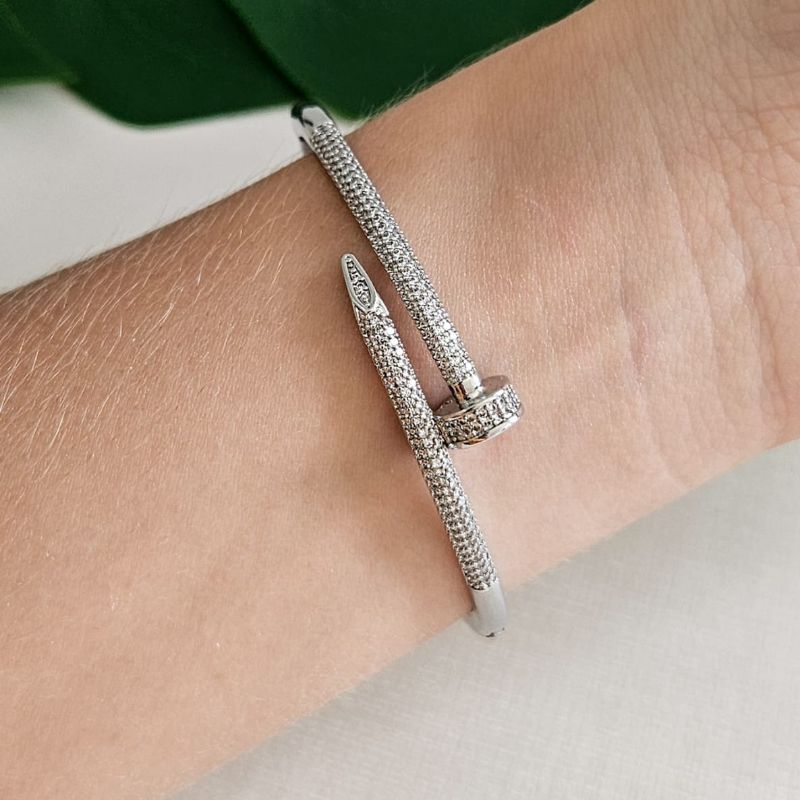 Bracelete Prata Prego