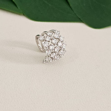 Piercing Prata Cravejado