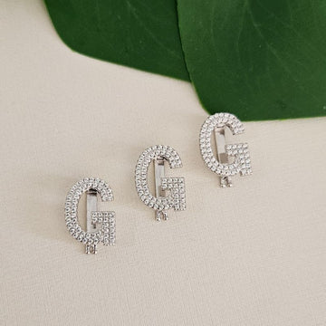 Pingente Prata Pulseira Letra G